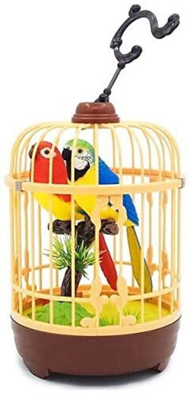 Mummas Kidz ENSEMBLE BIRDS BEAUTIFUL BIRDS TOY WITH CHRIMING BIRD SINGING PARROT TOY(Multicolor)