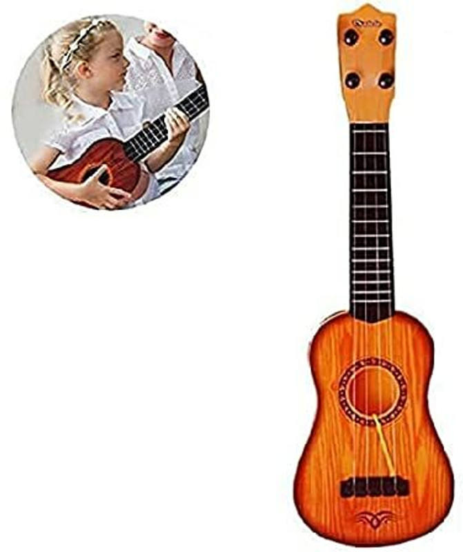 Anushka Toys Kids Small Guitar Musical Toy for Boys, Girls Learning to Play(Multicolor)