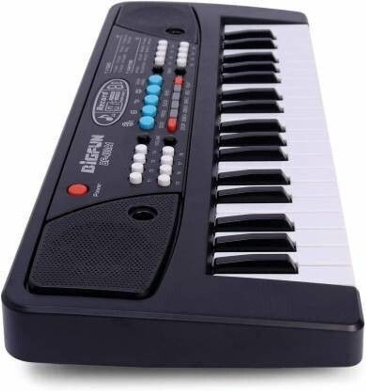 Toyvala Musical Piano With 37 Keys Keyboard | With Microphone-1061(Black)