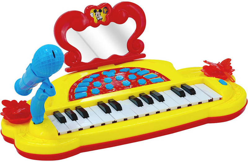 Kriiddaank Mickey Mouse Theme Junior Musician - Piano and Drum Sounds and Music Set for E(Multicolor)