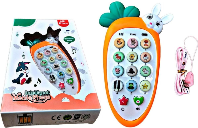 RSA enterprises Rabbit Intelligent Baby Cell Phone Mobile Toy(Multicolor)