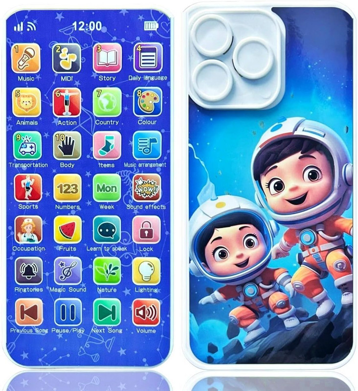 jasin enterprises 24 Modes Smart Phone Toy for Kids Musical Learning with Rechargeable Battery(Multicolor)