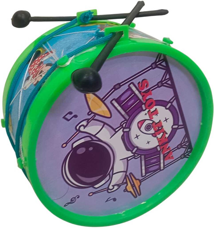 ANYRA ENTERPRISES Kids Musical Drum Toy with 2 Drum Sticks(Pink)