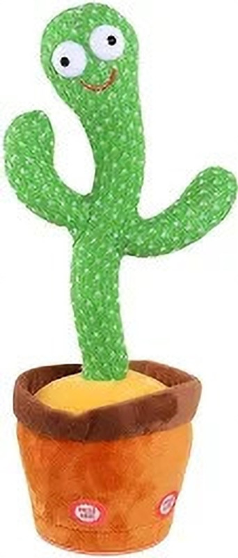 TAPUJI Electronic Recorder & Repeating Dancing Cactus Toy, Kids Toy Repeating(Green)