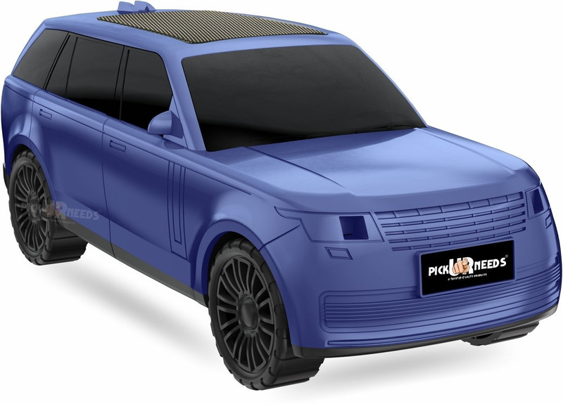 Pick Ur Needs Royal Car Shape Bluetooth Speaker with LED Headlights and Deep Bass Sound 5 W(Blue)