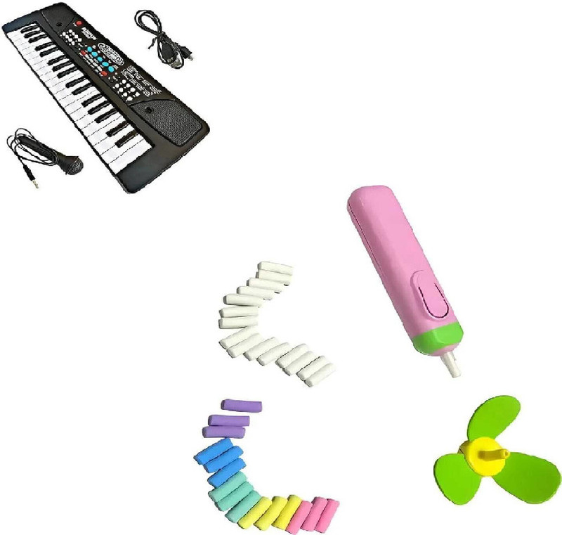 Starlight Sansar Electronic Musical Keyboard & Toy Combo Set(Multicolor)