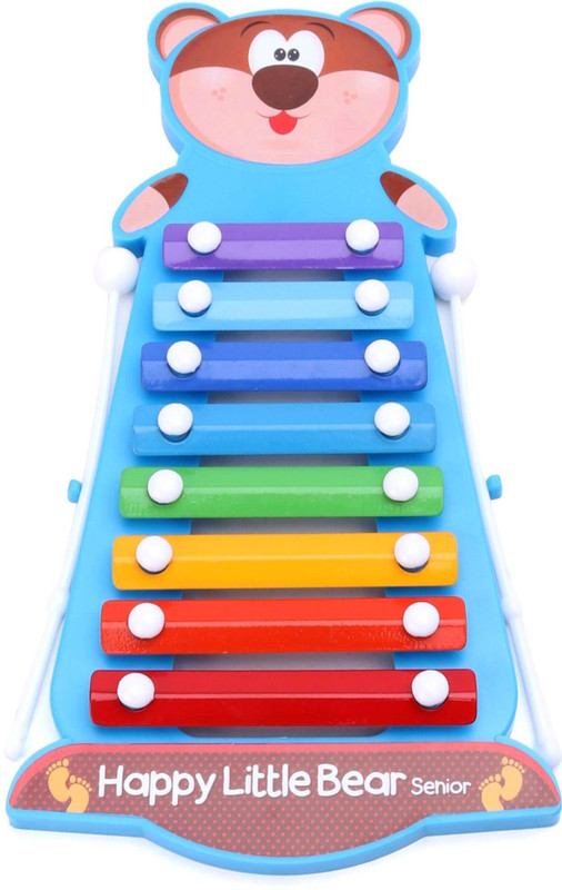 ZWINKO New Happy Little Bear Xylophone -Blue(Blue)