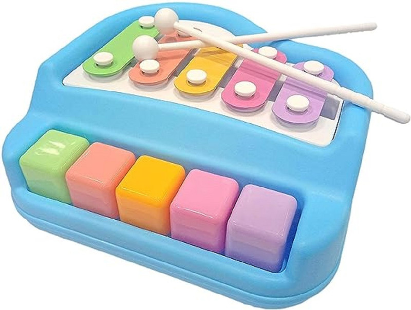 Bestie Toys SMALL SIZE MULTI KEYS XYLOPHONE AND PIANO(Multicolor)