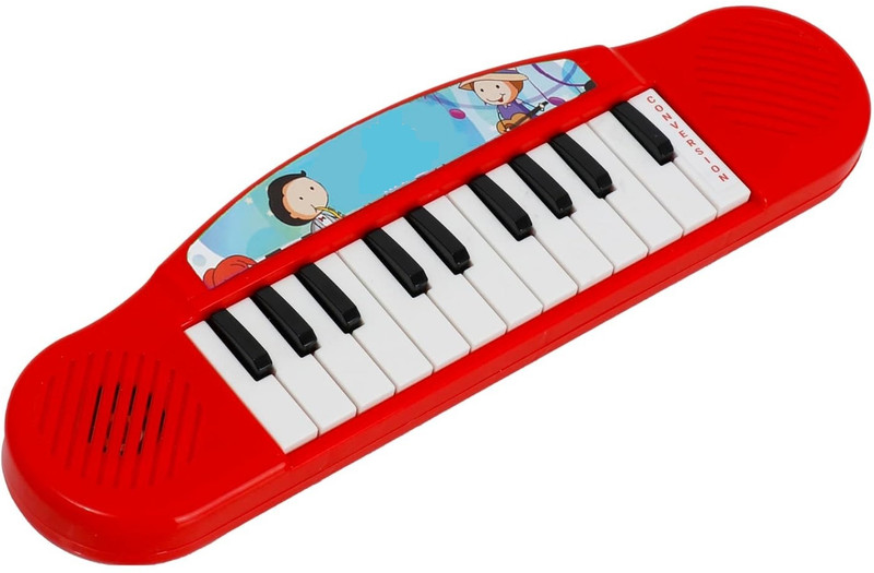 Kidz N Toys Mini Piano Toy Battery Operated Musical Piano Toy for Kids, (Pack of 1)(Multicolor)