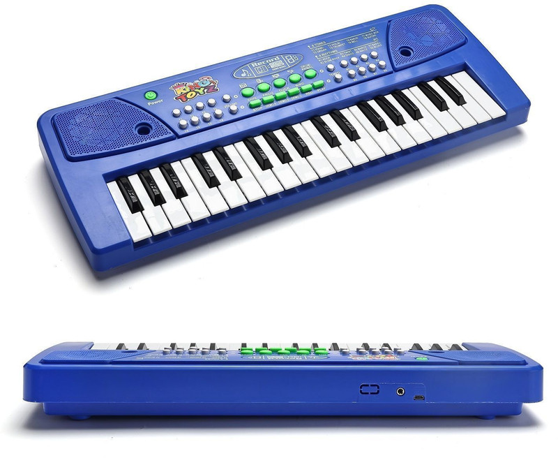 KING TOYZ 37 Keys Piano Keyboard for Kids | Beginners with Mic & Recording Function(Black)