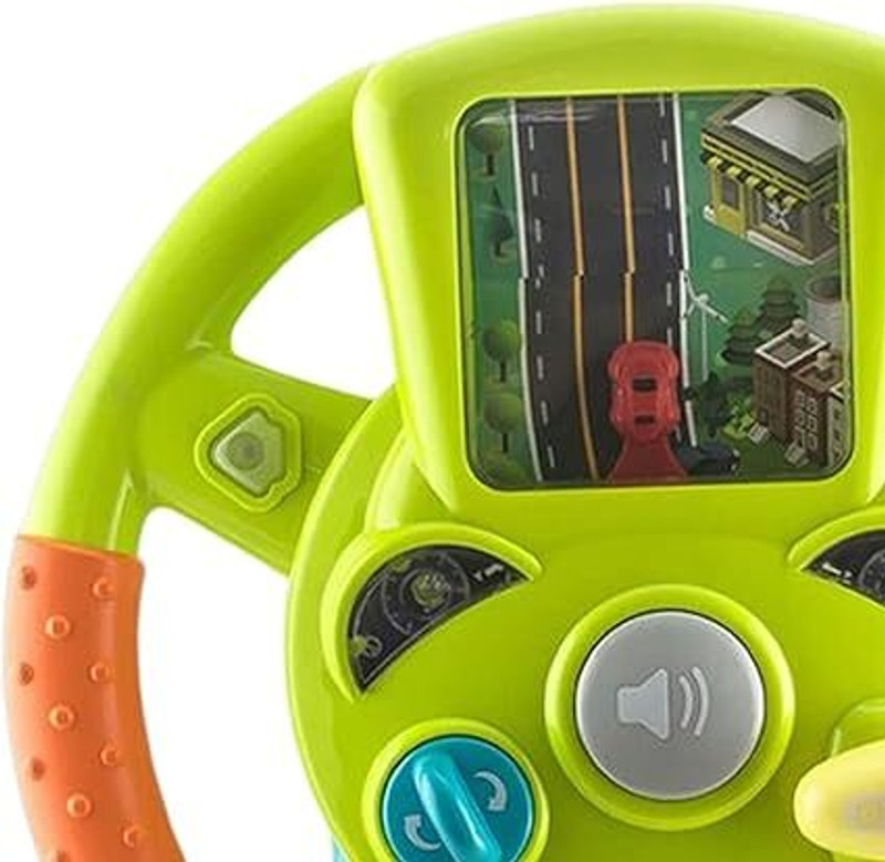 Dhyana STEERING WHEEL TOY BIG(Multicolor)