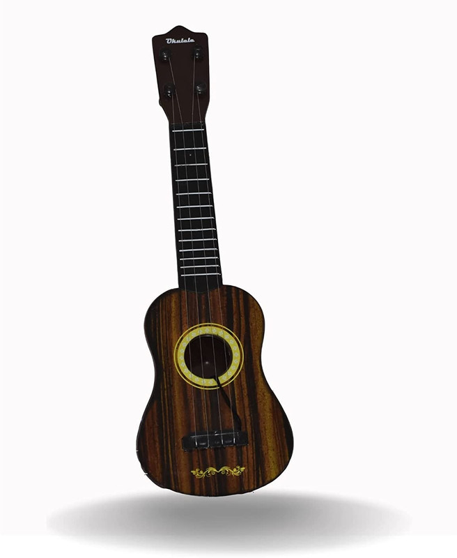 Kmc kidoz Guitar Toy for Kids 4-String Steel Instruments for Beginner Musical Sound Toys(Multicolor)