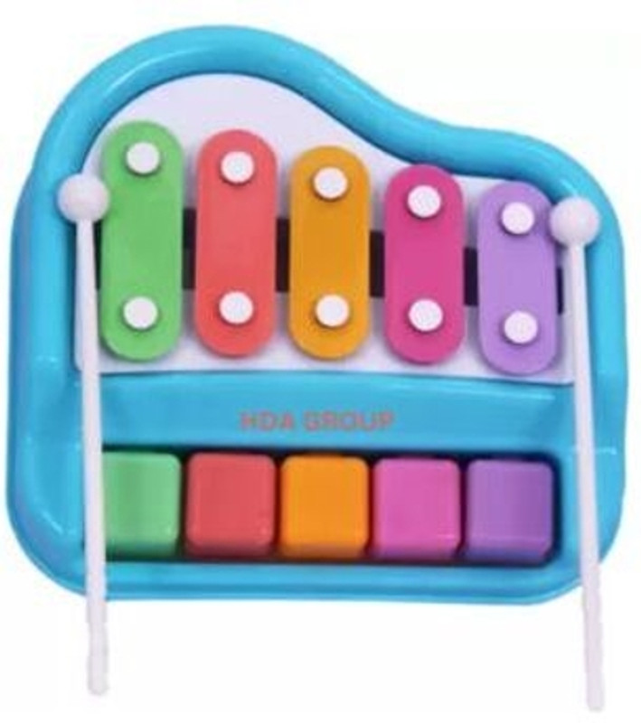 hda group Xylophone 2 In 1 Pack of 4 (5 key)(Multicolor)