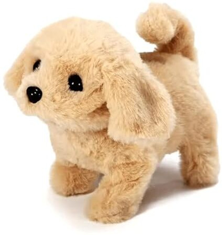 RV Enterprise Hopping Walking Dog Toy, Jumping Dog Wiggling Tails, Twitching Mouth and Nose(Multicolor)