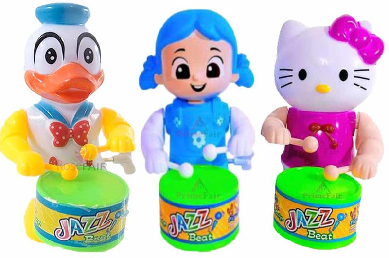 PRIMEFAIR Dancing Action for Kids Baby Rattle Toys Set Toddler Kids Key-Operated(Multicolor)