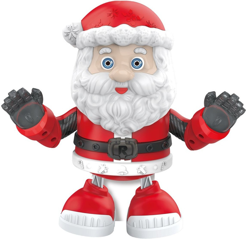 Joy Junction Christmas Electric Santa Claus - Moving Singing Dancing with 360°Rotational Toy(Red)