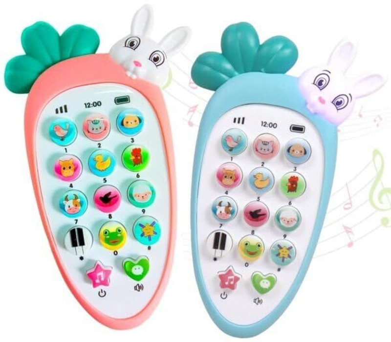 Kidz N Toys Smart Phone Cordless Feature Toys Mobile for Musical Toys for Kids (Pack of 1)(Multicolor)