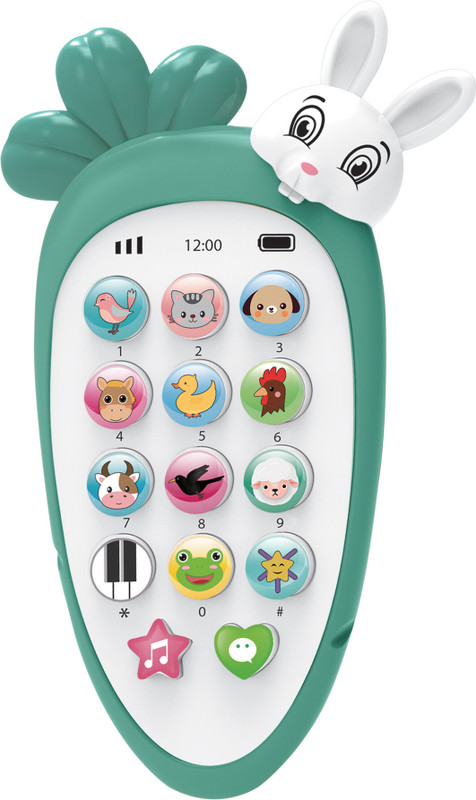 Pluspoint Bunny Musical Mobile Phone - Light Green(Green)