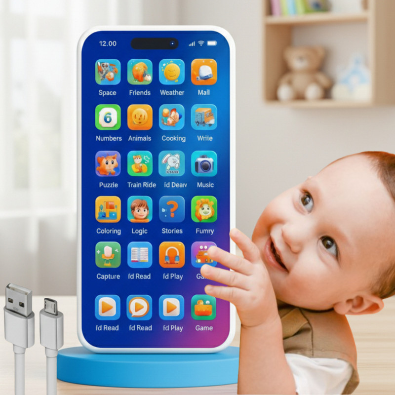 Echoshop Interactive Kids Learning Mobile Phone Toy(Multicolor)