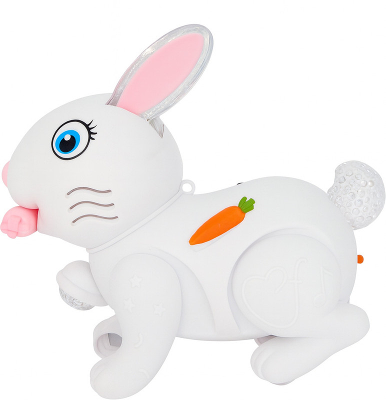 faazex Jumping Rabbit Toy(White)