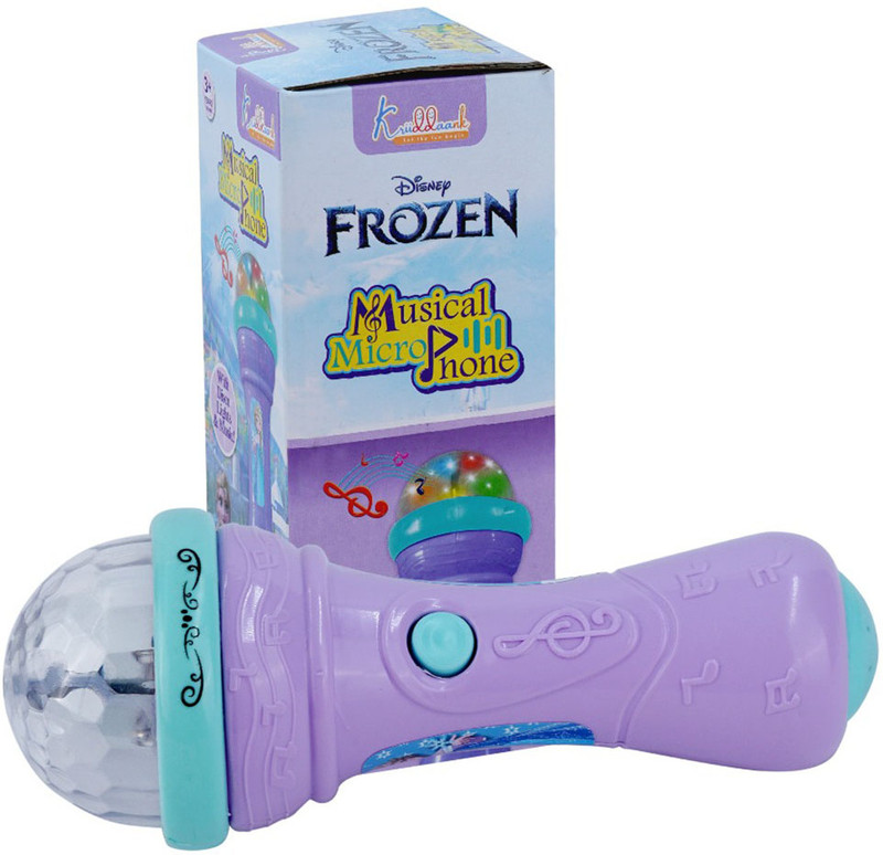 Kriiddaank Frozen Theme Musical Microphone - Elsa & Anna Singing Karaoke Toy Instrument(Multicolor)