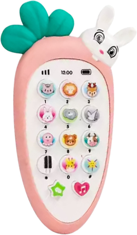 Pluspoint Cute Rabbit Face Cordless Mobile Phone Toy for Kids(Multicolor)