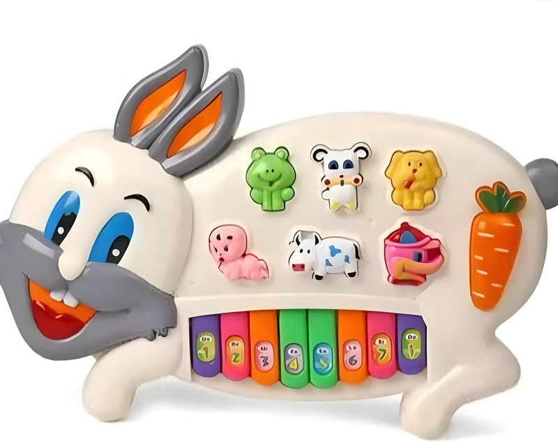 krishva Piano with different sound for Kids(Multicolor)