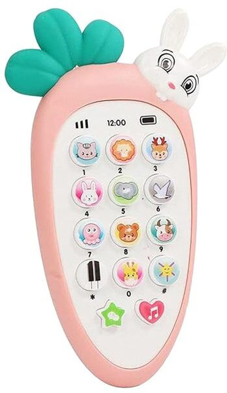 JSG RABBIT Phone Cordless Small Phone Musical Toys Smart Light FOR KIDS(Multicolor)