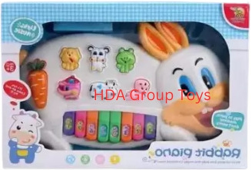 Tinywonders Musical Rabbit PainoToy(Multicolor)