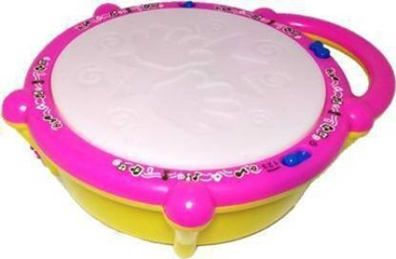 Kude Collection Music & Light Drum with 3D Flash Lights(Multicolor)
