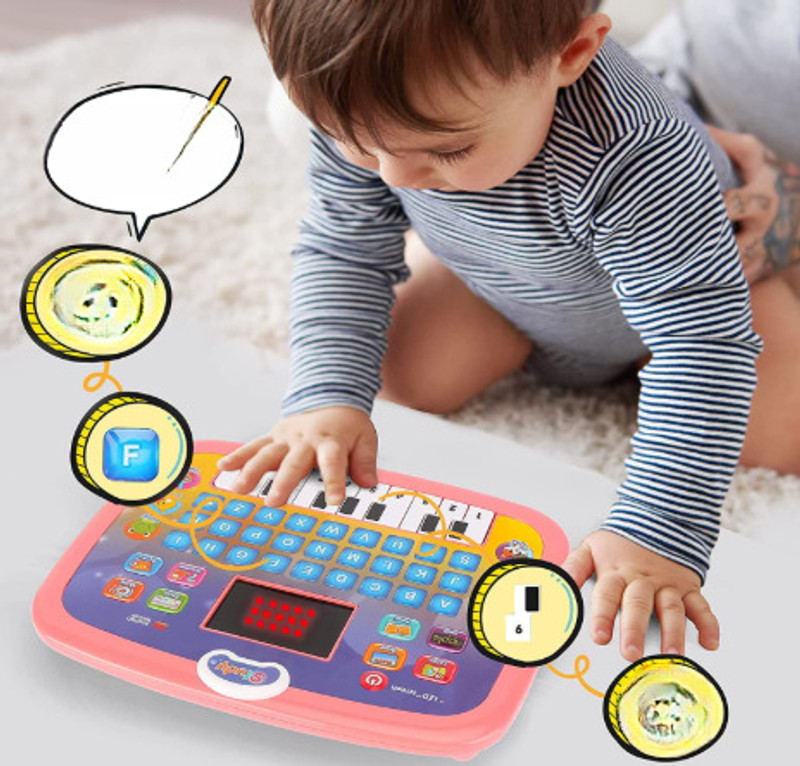 KinderTales Computer with Music and Fun Activities, Learning Toy(Multicolor)
