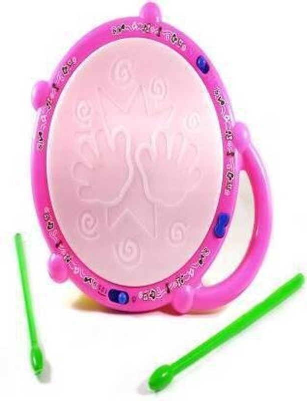 Skyler Collection Kids toys Battery Operated Musical Drum Toy(Pink)