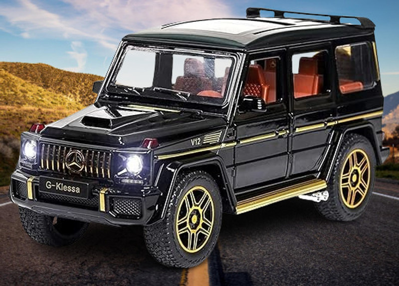 Pepstter Diecast Metal Car MERC G Class Toy Cars for Kids Pull Back 1 : 32(Multicolor)