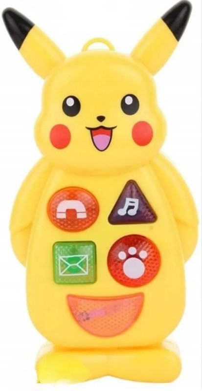 SOPALI Kids mobile toy soft button cartoon design for kids pack of1(Yellow)