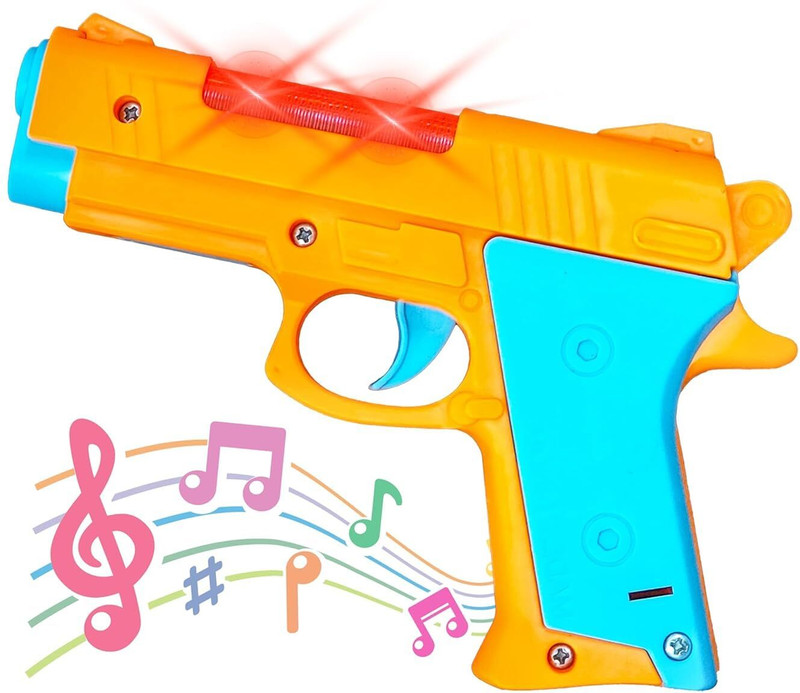 MAIRAAG Kids Musical Toy Gun with LED Light & Sound Effects for Children(Multicolor)
