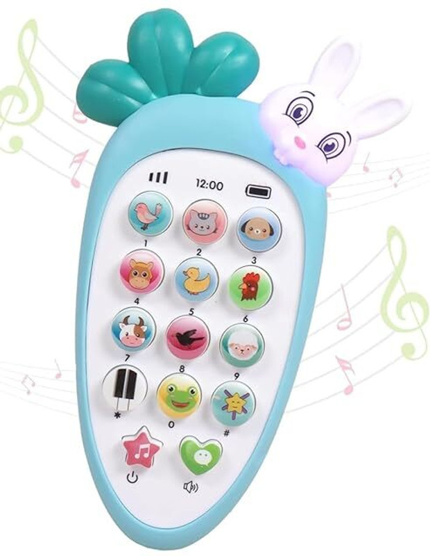 Galactic Rabbit Phone Mobile Phone Smart Phone Toy Small Phone Musical Toy multicolor(Multicolor)