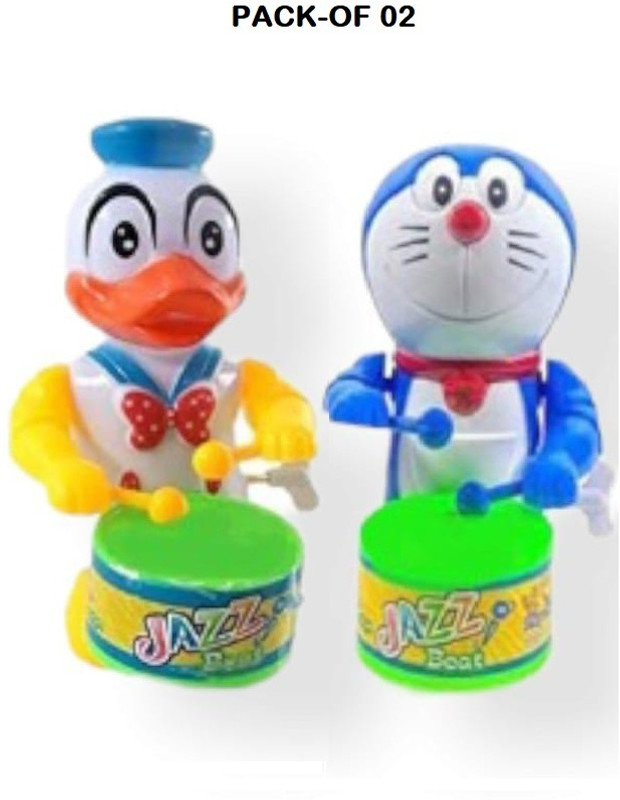 PRV TOYS Key-Operated Cute Drummer Toy with Drumming Dancing for Kids Baby Rattle Toys(Multicolor)