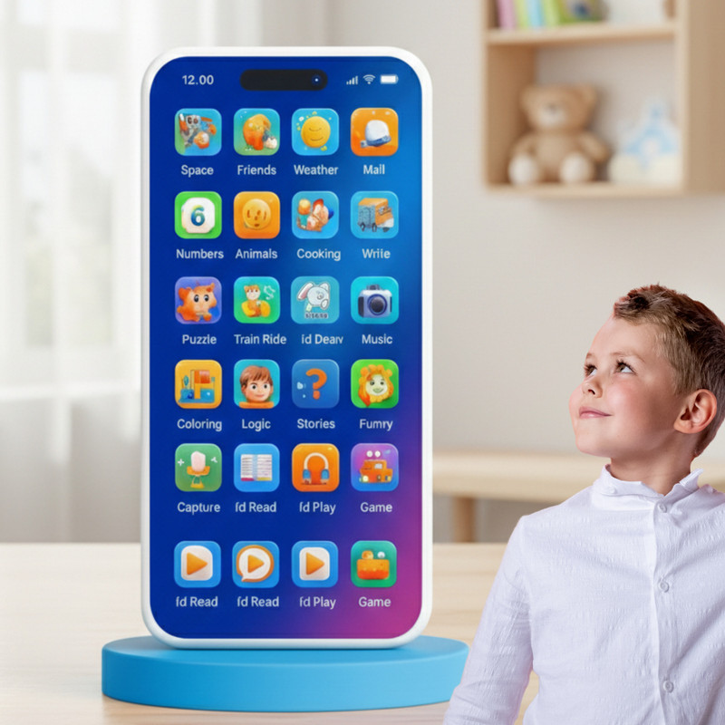careforkids Baby Learning Phone Toy with Educational Games(Multicolor)