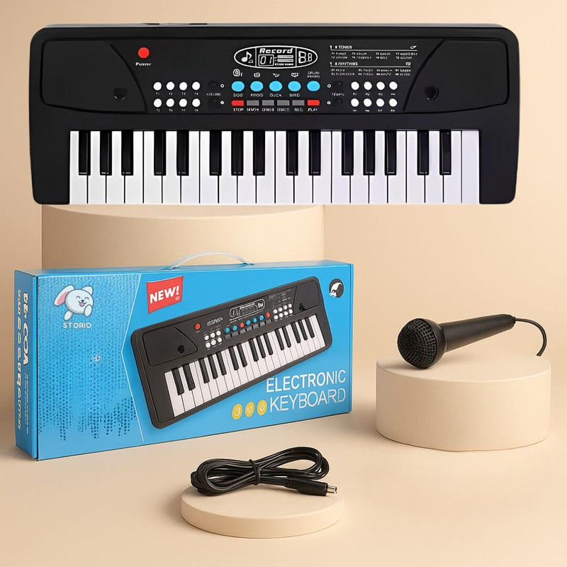 NIYAMAT 37 Key Piano Keyboard Toy for Kids Girls Boys Educational & Learning Electronic(Multicolor)