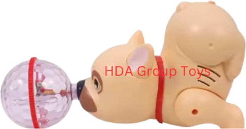 hda group Musical Dancing Dog Brown/Garay(Multicolor)