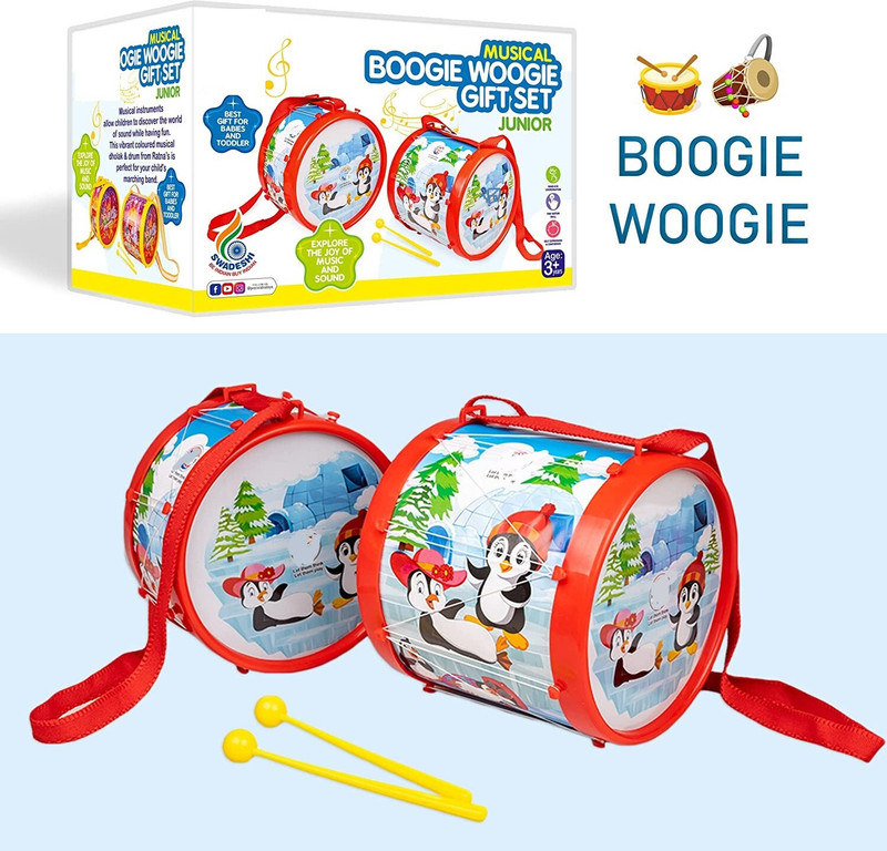 zokato Musical Boogie Woogie Drum Gift Set Junior Unicorn(Multicolor)