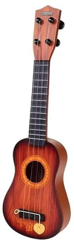 Kmc kidoz New Small Guitar Wooden Classic Design Toy for Kids, Musical Toy(Multicolor)