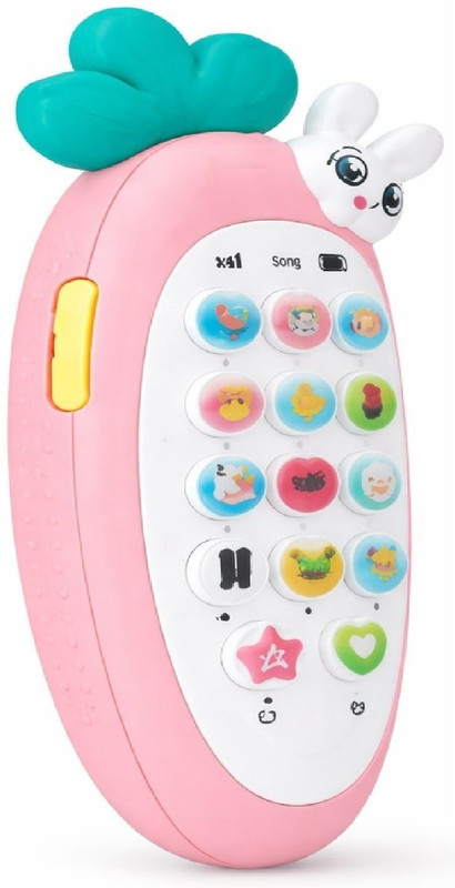 Glimring Musical Mobile Phone Toy with 3D Lights & Hanging Rope (Multicolor)(Multicolor)