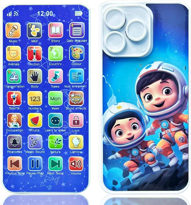 Shrinex Enterprises KiddoLearn Smart Phone Toy(Multicolor)