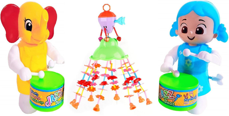 MS TOYS Baby Rattles With Zoomer for Infants the Perfect Gift for Newborn(pack of 4)(Multicolor)