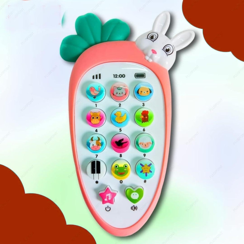 Plus Shine Ringtones, Animal Sounds with Baby Intelligent Smart Mobile Musical Sound Toy(Multicolor)