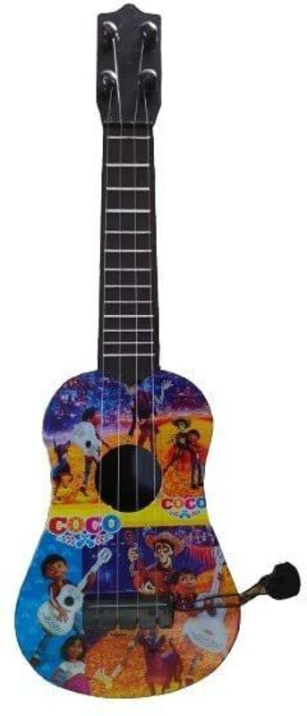 Anushka Toys Small Guitar for Beginners Kids Child (Colour May Vary)(Multicolor)