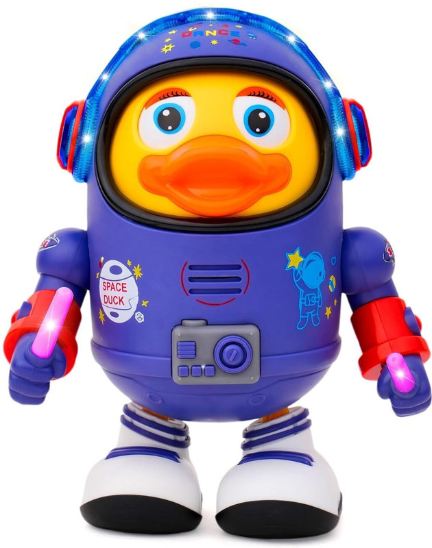 WAKTORO Dancing Space Duck Toy with Vibrant Light Effect & Musial Sound Toys(Multicolor)