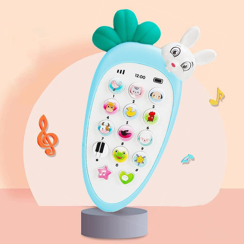 Galactic Musical Mobile Phone Toy with Light Sound Buttons Kids Educational Toy(Multicolor)