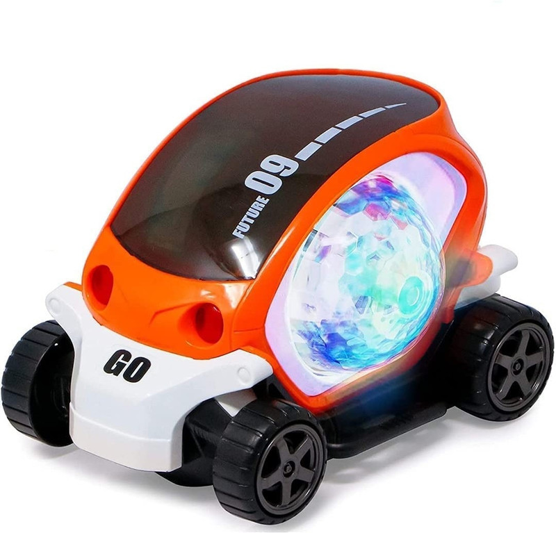 KAVANA Musical Future Racing Toy CAR for Kids with 360 Degree Rotation Projection(Multicolor)